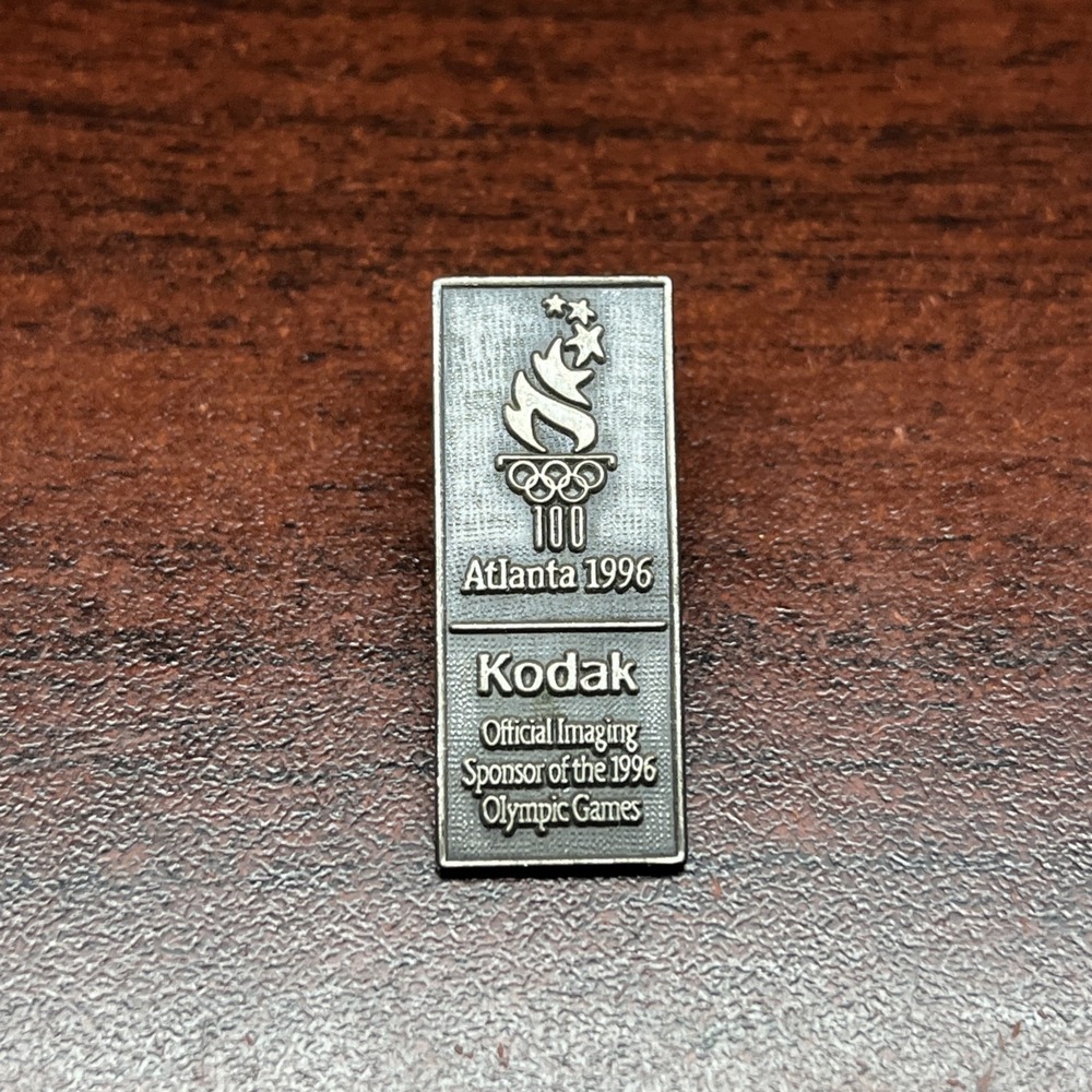 Vintage 1996 Atlanta Summer Olympics Kodak Imaging Sponsor‎ Lapel Hat Pin